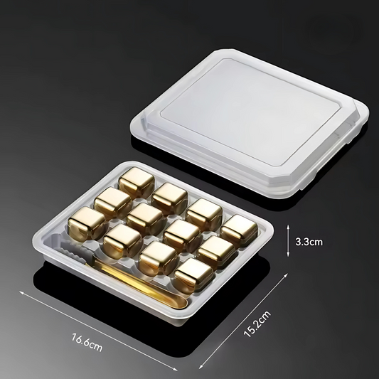 BellMore™ — Stainless Steel Whisky Ice Cubes
