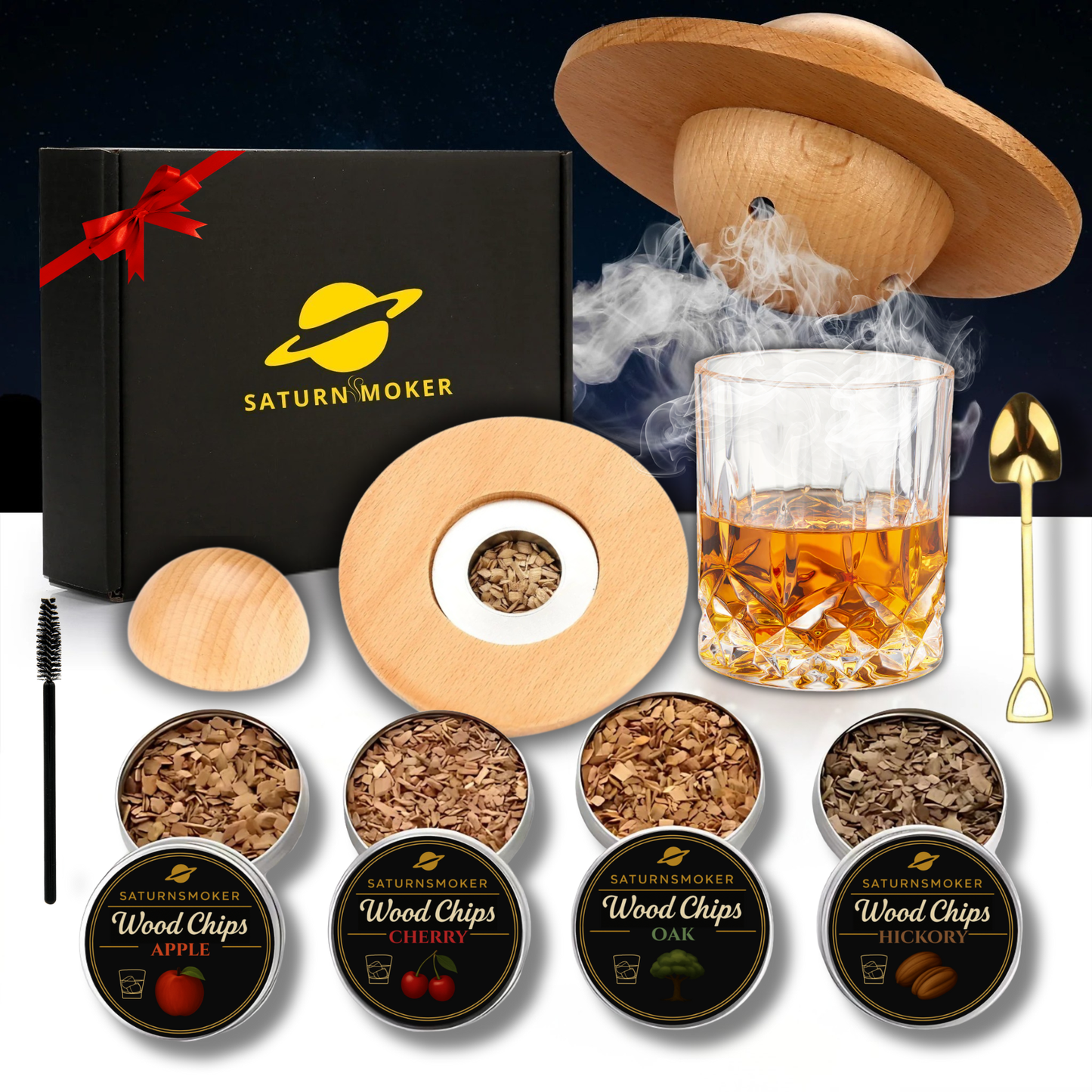 BellMore™ — Signature Saucer Whisky Smoker