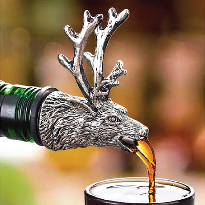 BellMore™ — Stag Head Bottle Pourer